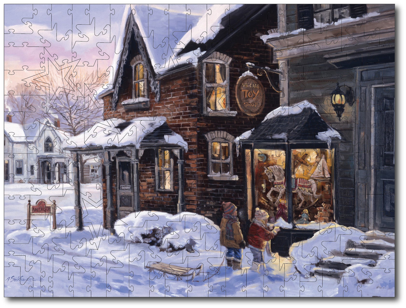 Starz Puzzles: Alan Sakhavarz "Village Toy Shop"
