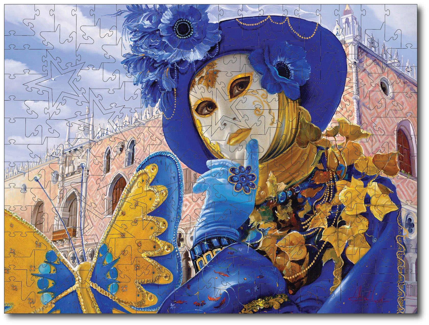 Starz Puzzles: Alex Levin "Musing of Azure Mask"