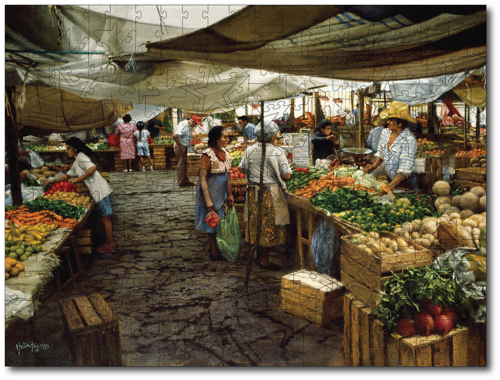 Starz Puzzles: Clark Hulings "Covered Market"