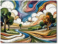 Starz Puzzles: Jefferson Adshead "Swirling Landscape"