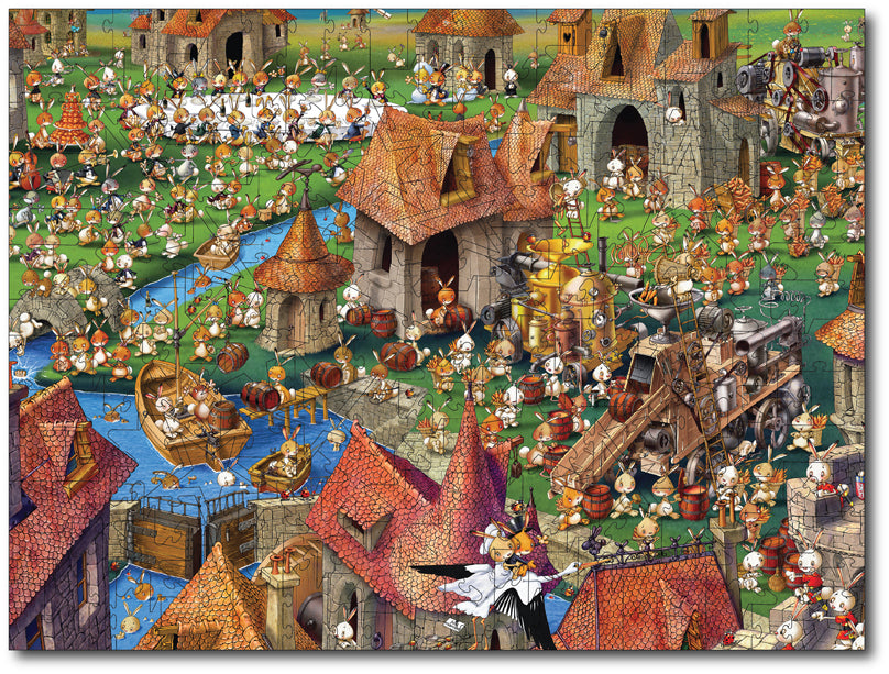 Starz Puzzles: Francisco Ruer "Medieval Bunny Castle"