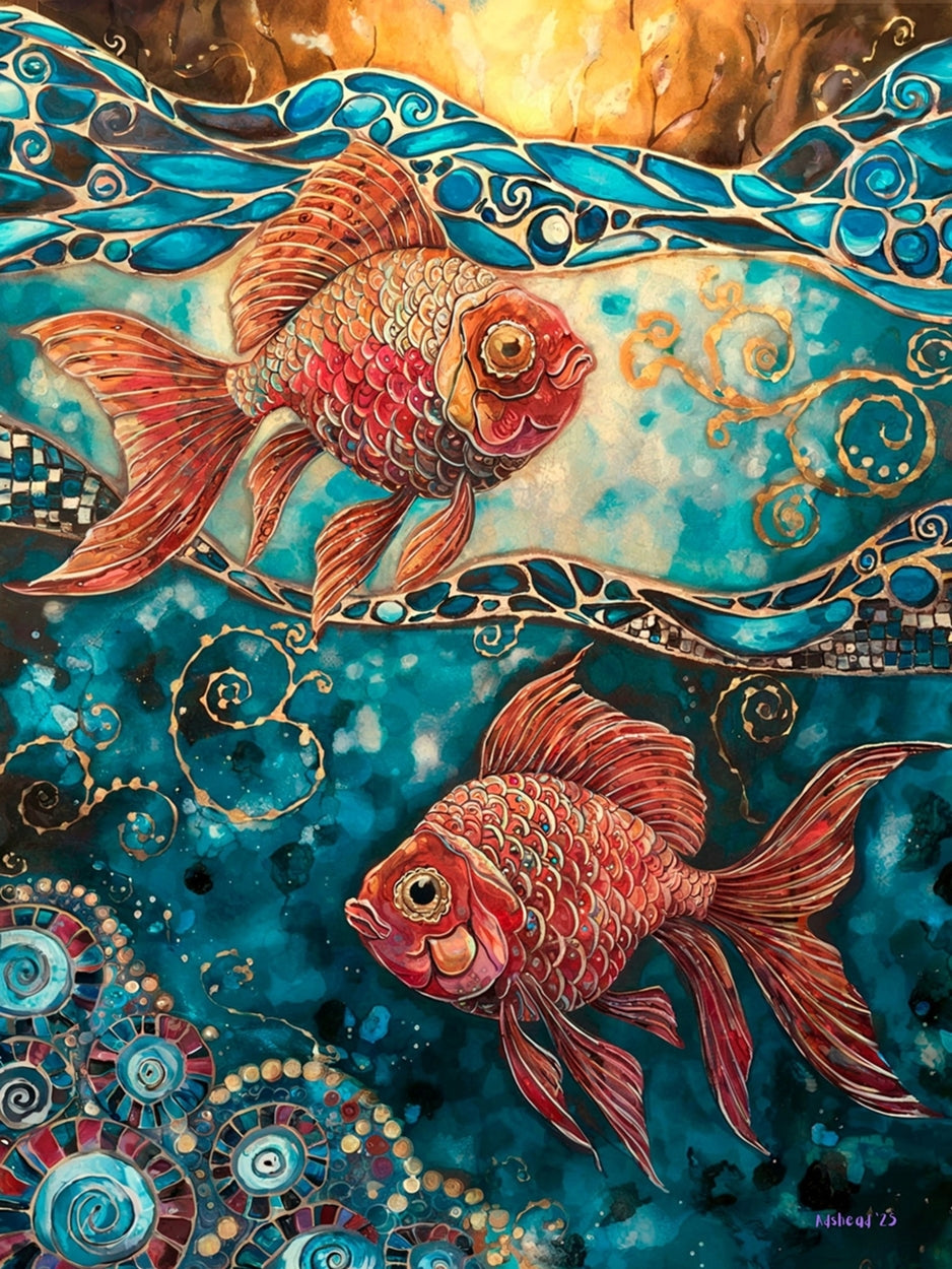 Starz Puzzles: Jefferson Adshead "Gold Fish"