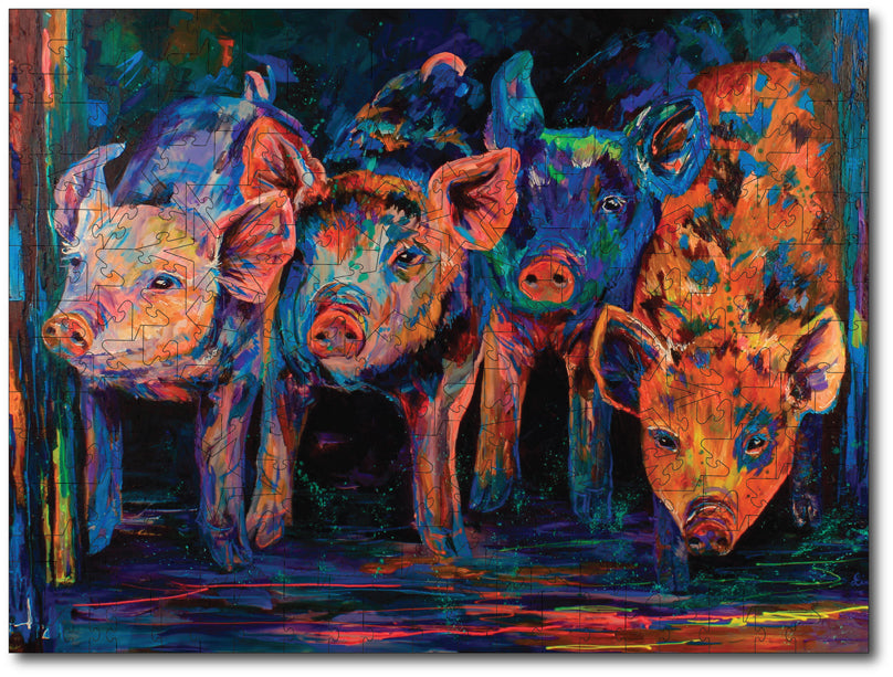 Starz Puzzles: Lindsey Dahl "Four Little Pigs"