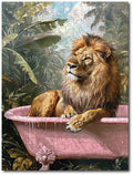Starz Puzzles: Momart "Satisfied Lion In The Bath"
