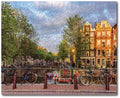 Starz Puzzles: Noriko Buckles "Bicyles Park On The Bridge, Amsterdam"