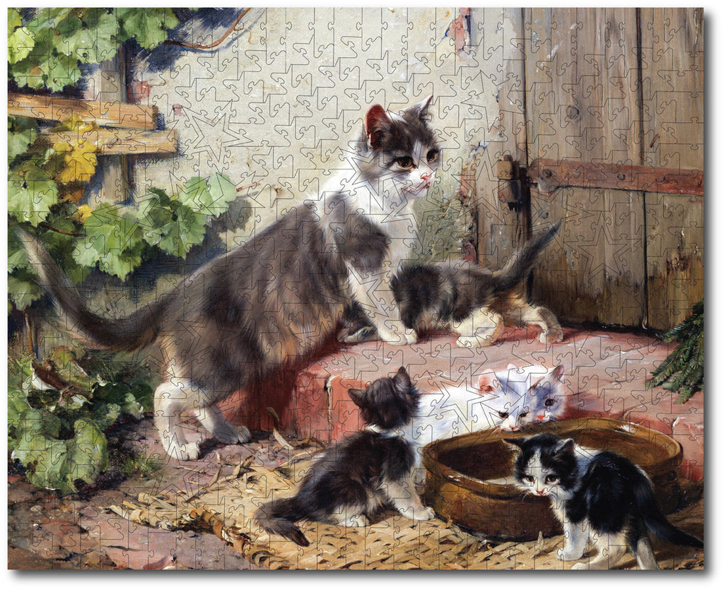 Starz Puzzles: Mother Cat And Her Kittens